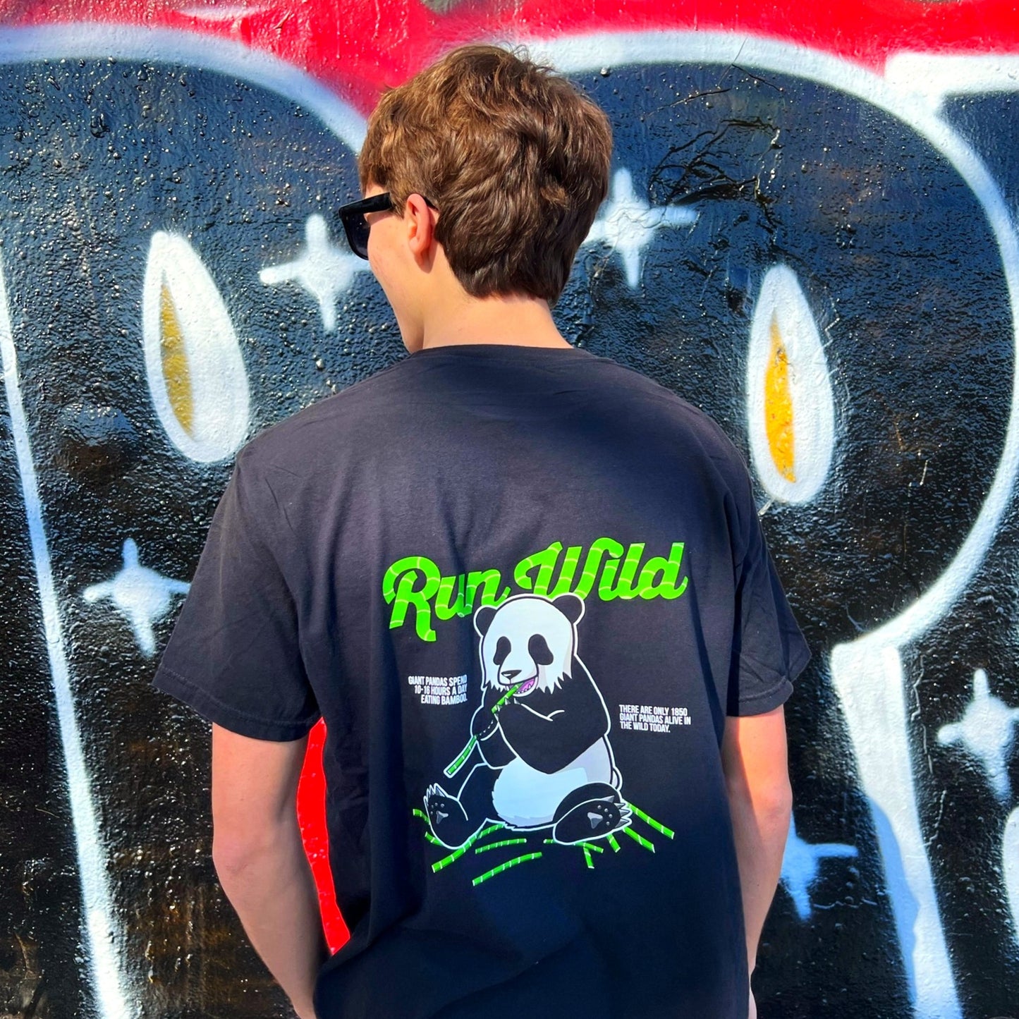 Save The Pandas Tee - Black