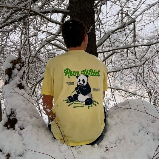 Save The Pandas Tee - Yellow