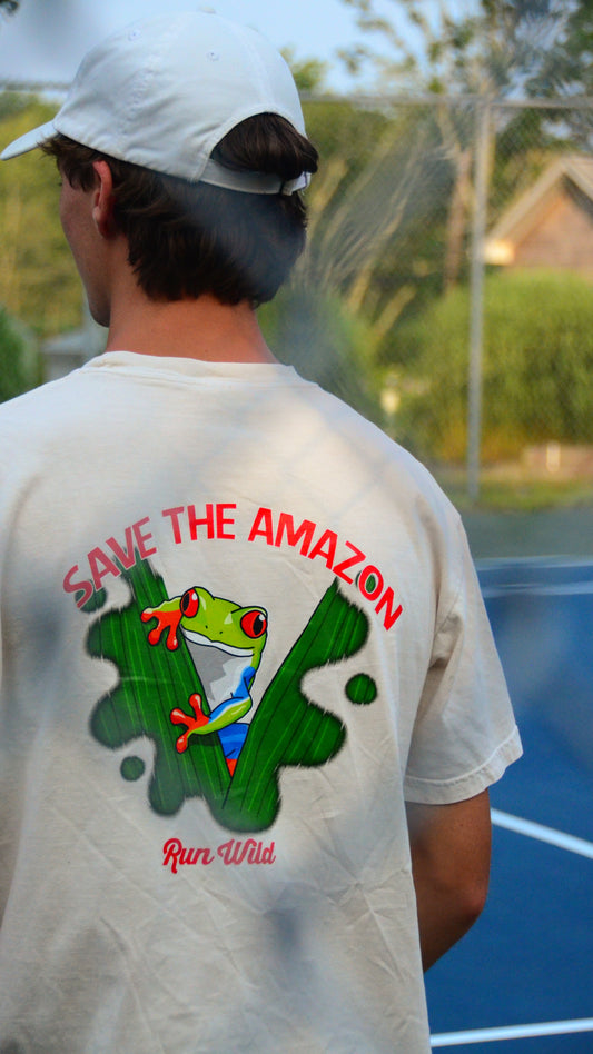 Save The Amazon Tee - Cream